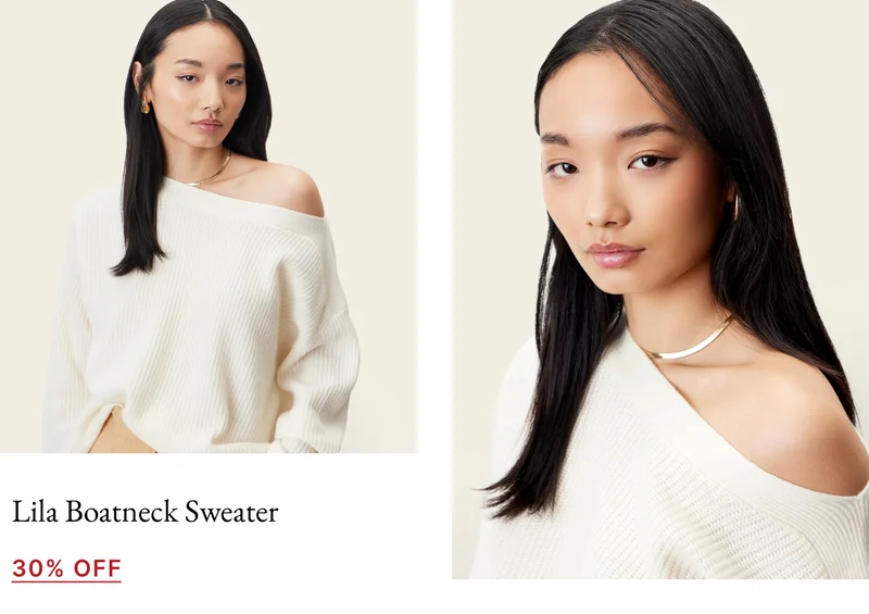Lila Chunky Cashmere Boatneck