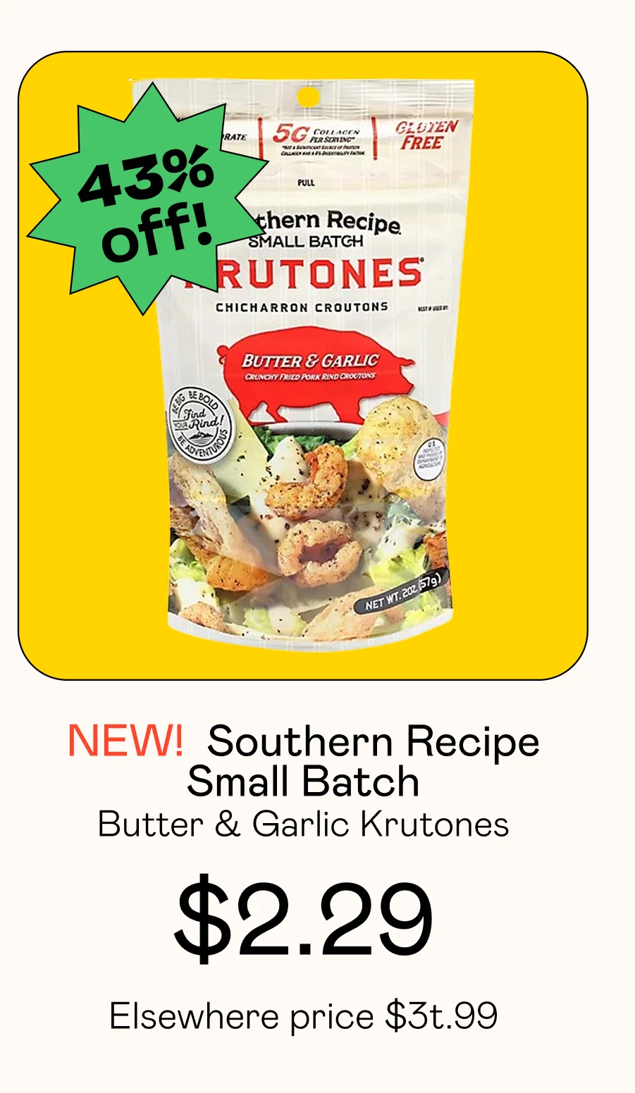 Butter & Garlic Krutones