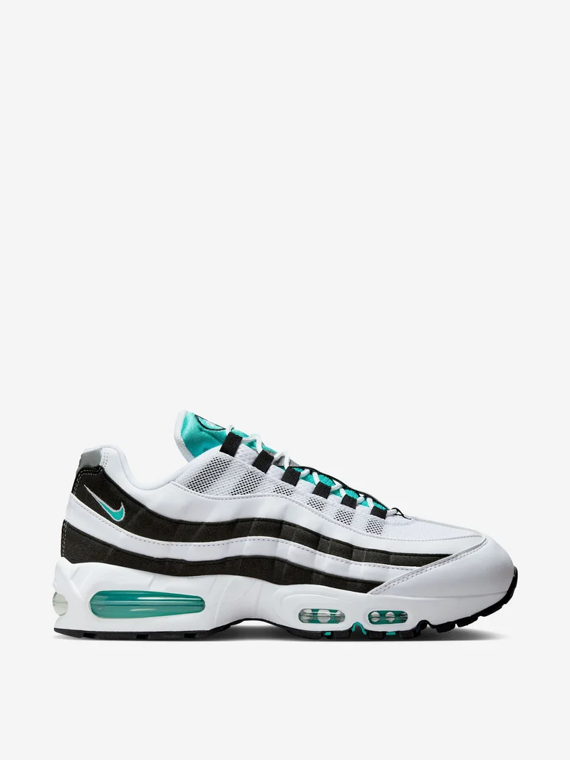 Image of Nike Air Max 95 - White/Hyper Jade-Black/Metallic Silver