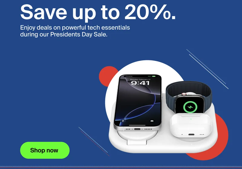 Be ready to save on tech favorites with Belkin.