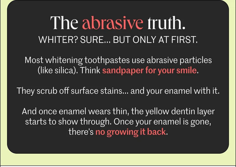 The abrasive truth.