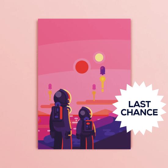 Astronauts Poster