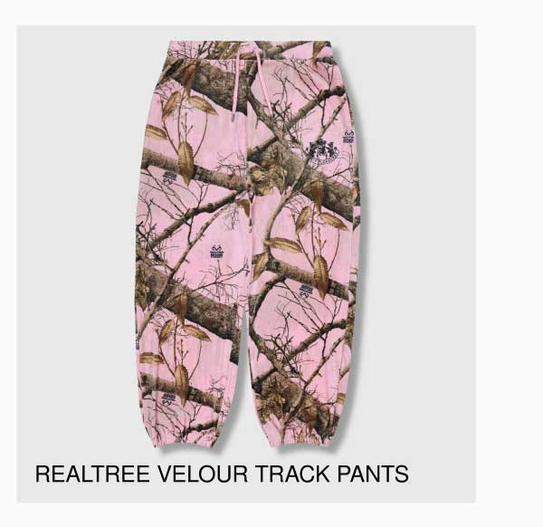 REALTREE VELOUR TRACK PANTS