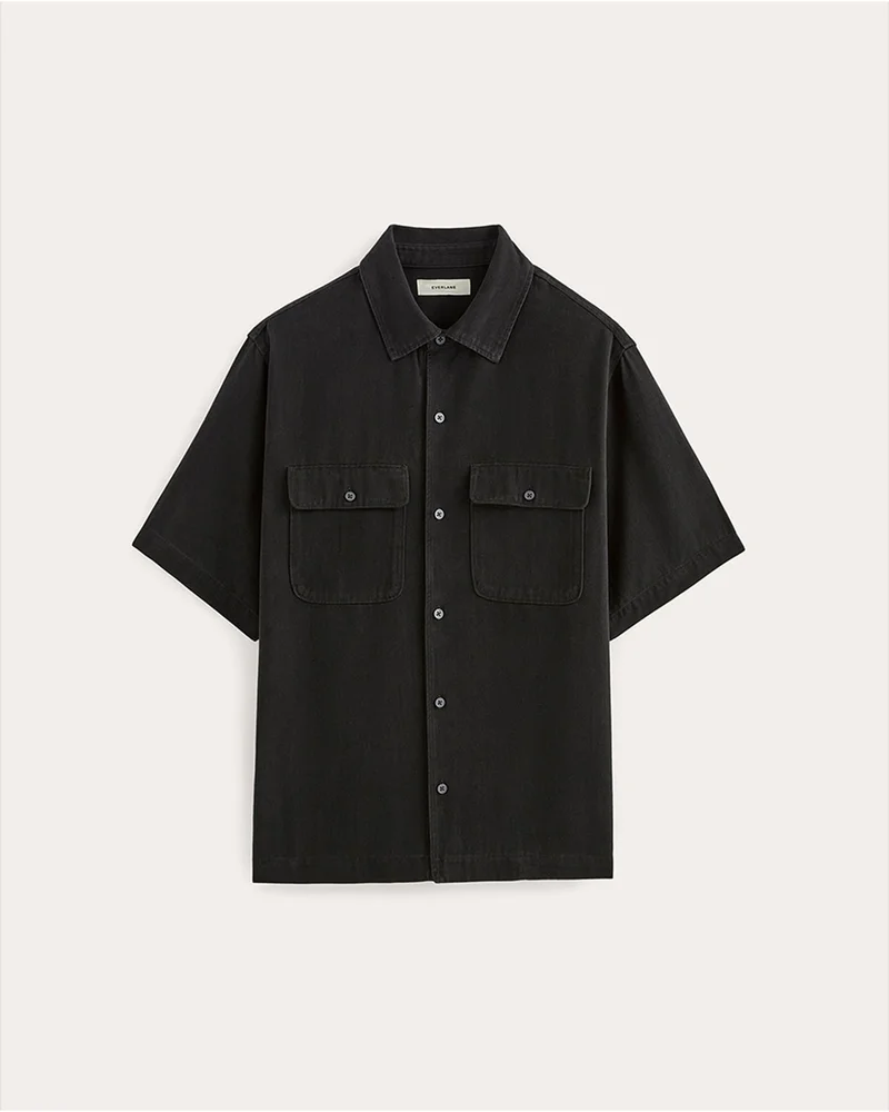 The Relaxed Utility Shirt in&nbsp;Buttersoft | Black