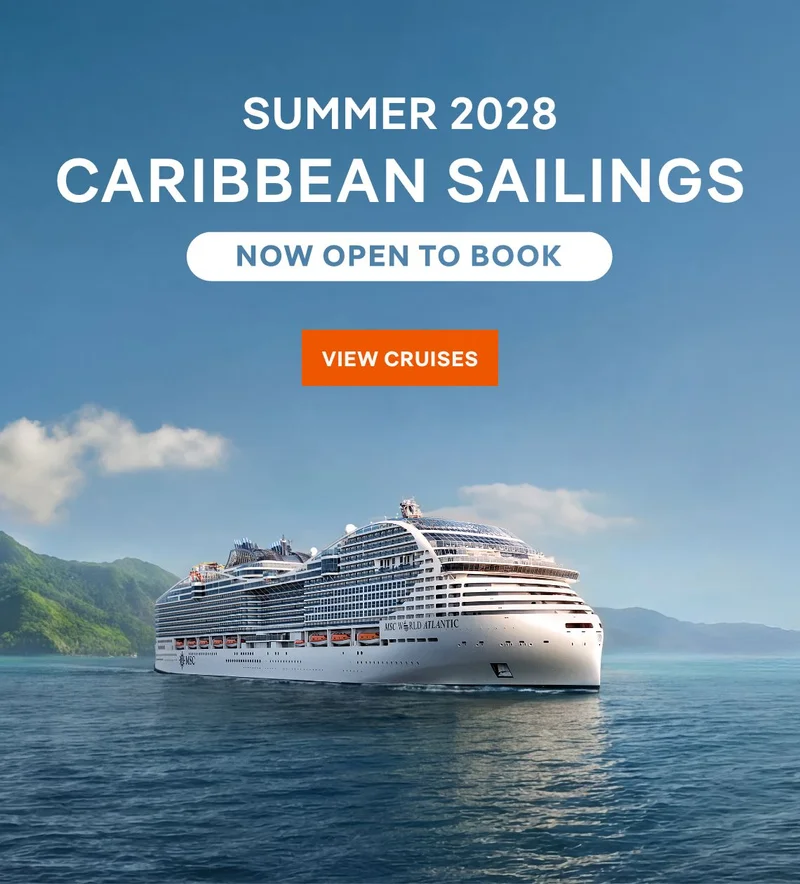 Summer 2028 Caribbean Sailings – Now Open to Book – Click to View Cruises & Book Now