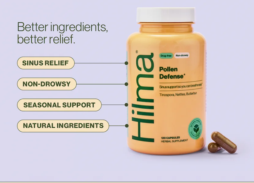 Better ingredients, better relief. Sinus relief, non-drowsy, seasonal support, natural ingredients.