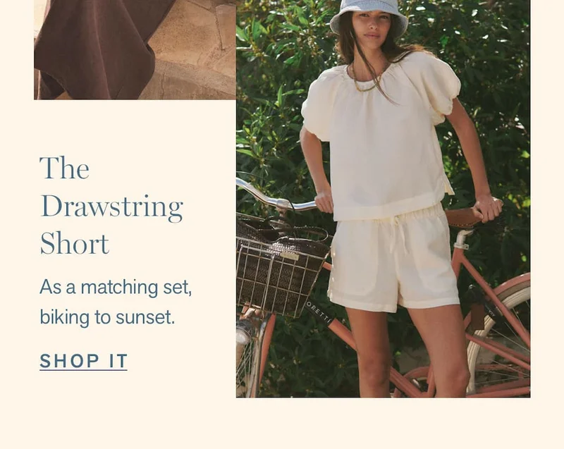 Linen Drawstring Short