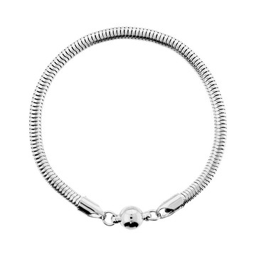 Steel By Design Snake Chain Bracelet w/ MagnetClosure