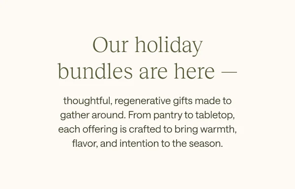 Our holiday bundles are here