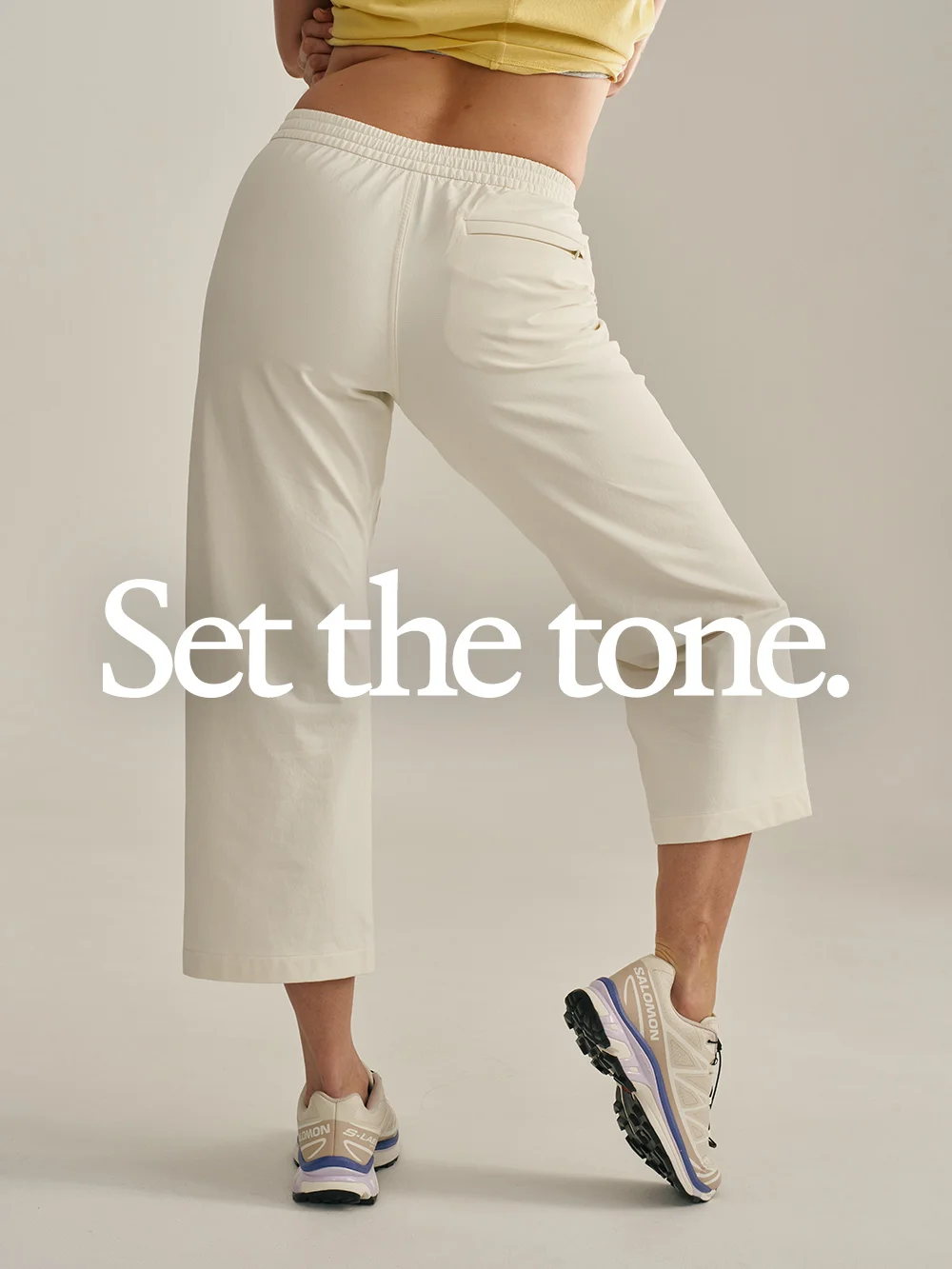 Set the tone.