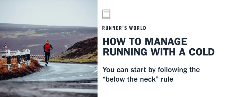 running with a cold