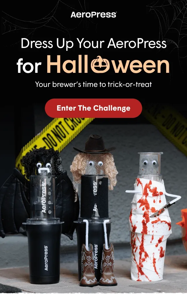 Dress up your AeroPress for Halloween