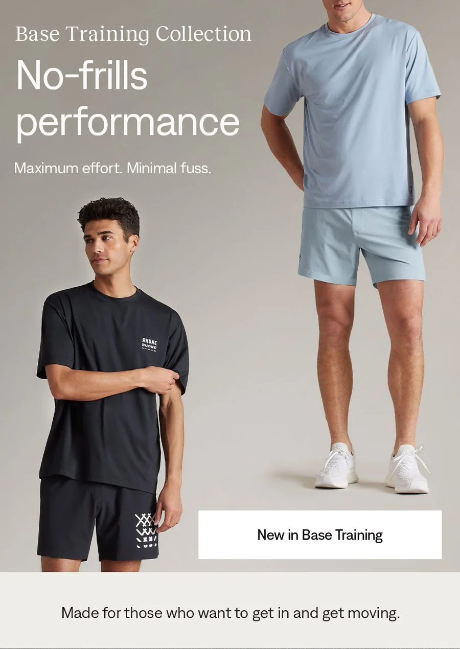 Base Training: Shop new in