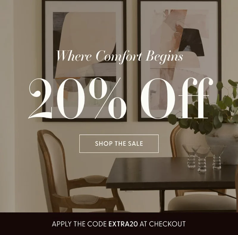save 20% off