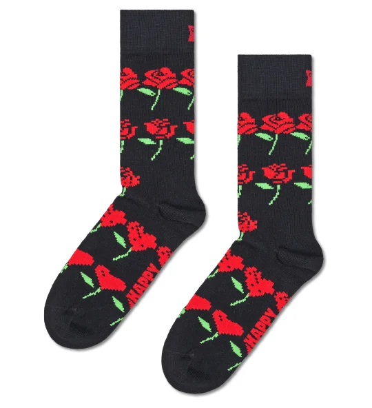 Rose Hearts Sock