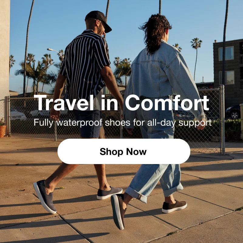 Travel in Comfort. Fully waterproof for all-day support. Shop Now.