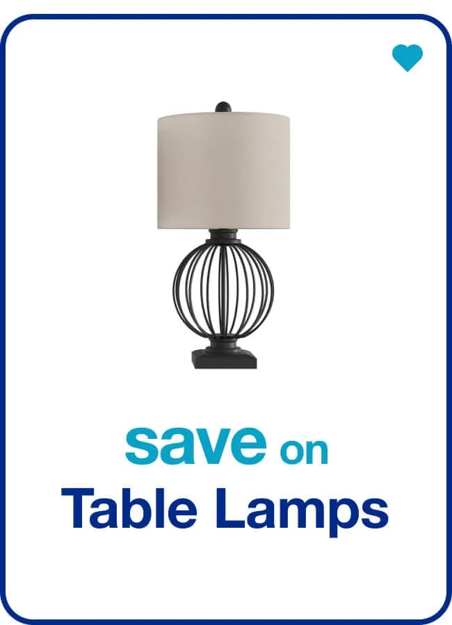 Table Lamps — Shop Now!