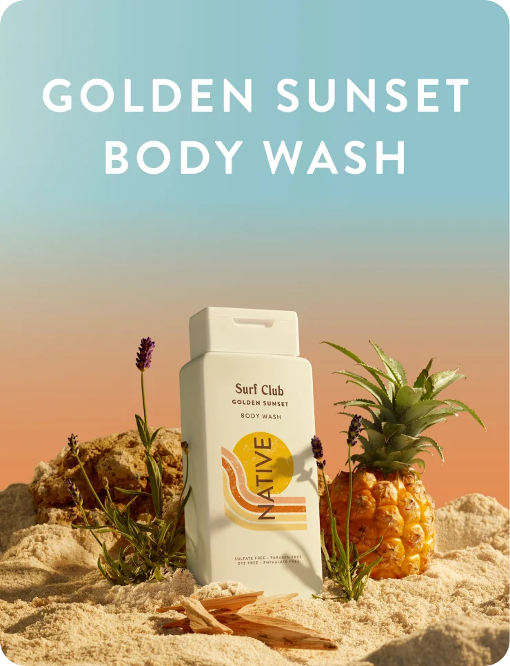 golden sunset body wash