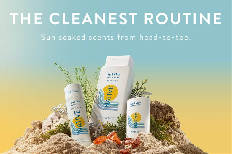 The cleanest routine. Sun soaked scents from head to toe