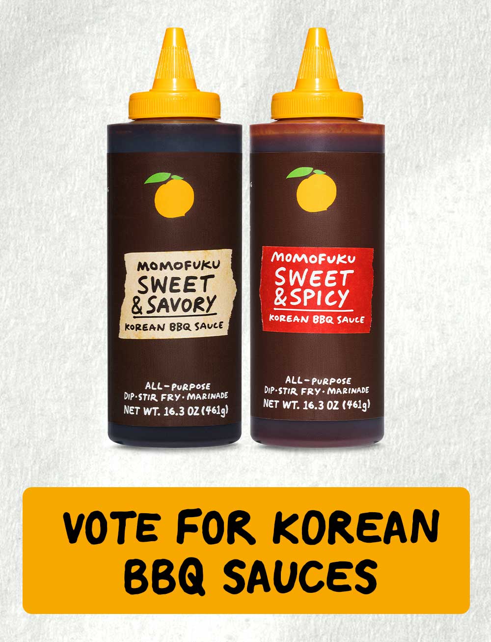 CTA: VOTE FOR KOREAN BBQ SAUCES