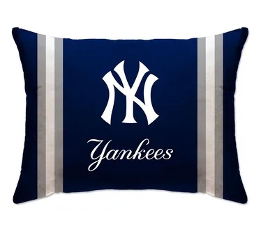 Pegasus Sports MLB Standard Logo Stripe Bed Pillow