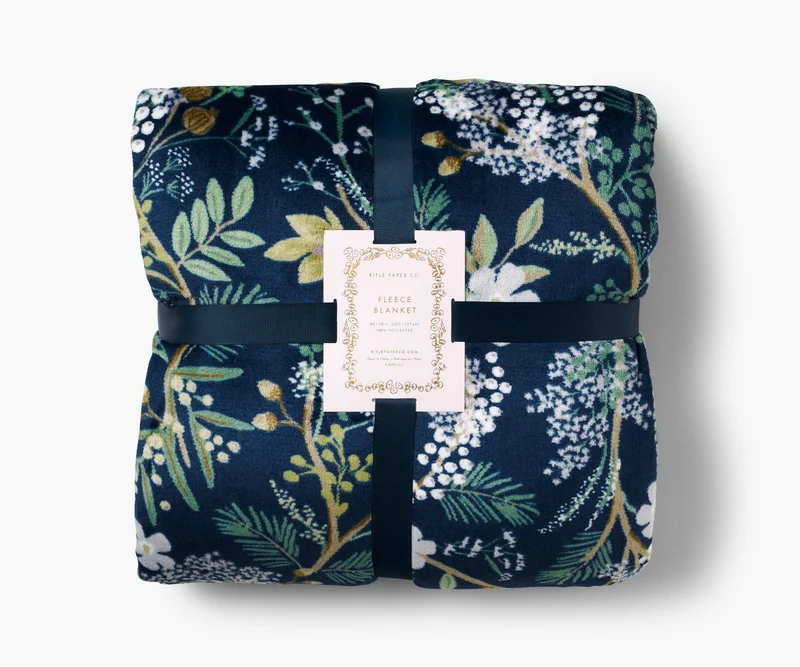 Image of Fleece Blanket - Juniper Forest