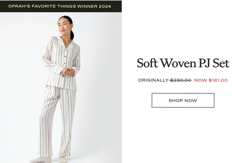 Soft Woven PJ Set - Shop Now