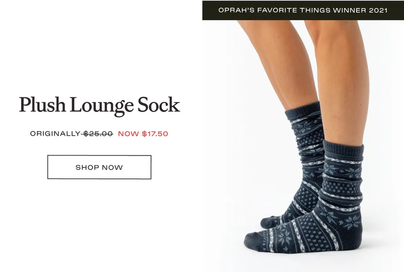 Plush Lounge Sock - Shop Now