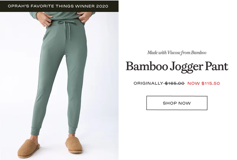 Bamboo Jogger Pant - Shop Now