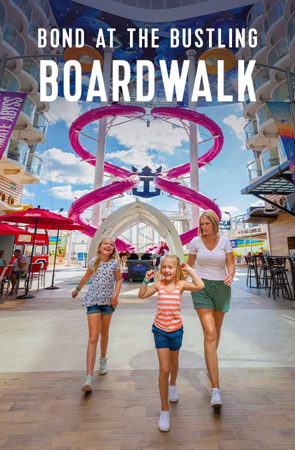 BOND AT THE BUSTLING BOARDWALK