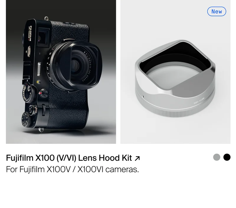Fujifilm X100 (V/VI) Lens Hood Kit