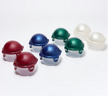 LocknLock Set of 8 Multi-Color Mini Bowls w/ Domed Lids