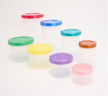 LocknLock 8-Piece Multi-Color Twist Lid Storage Set
