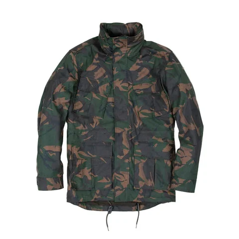 Rivay Waxed Cotton Camo Field Jacket