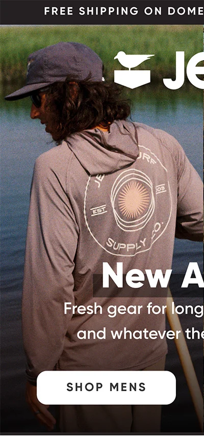 New Men's Arrivals