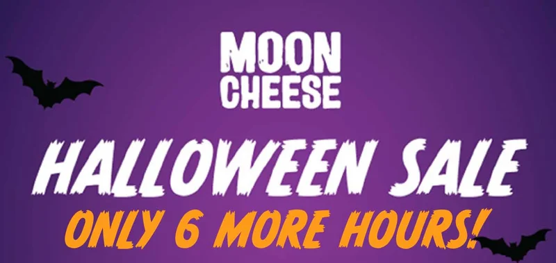 Moon Cheese | Halloween Sale | Save 15% on everything 10/28-10/31 only