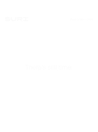 There's still time