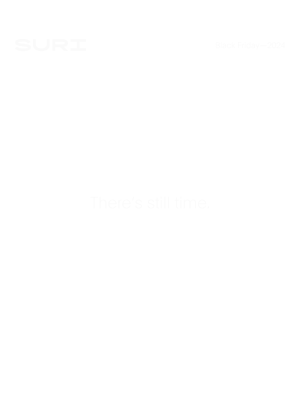 There's still time