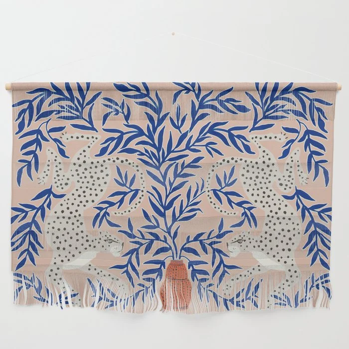 Leopard Vase Wall Hanging Wall Hanging