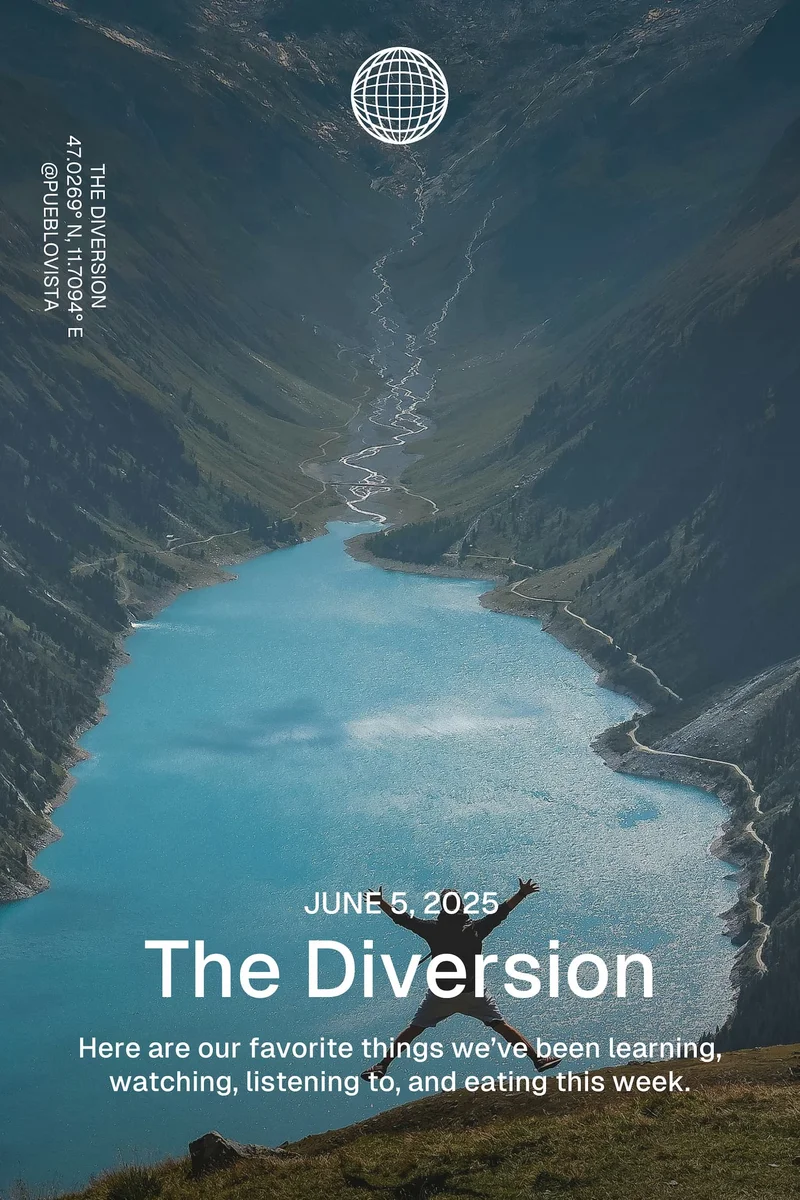 Western Rise: June 5, 2025 - The Diversion - Here are our favorite things we’ve been learning, watching, listening to, and eating this week.Western Rise: July 11, 2024 - The Diversion - Here are our favorite things we’ve been learning, watching, listening to, and eating this week.