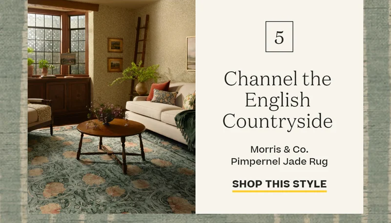 Morris Co Pimpernel Jade Rug