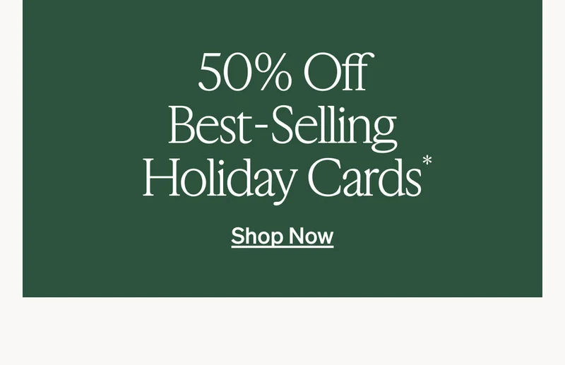 Up to 50% Off + 10 Free Cards