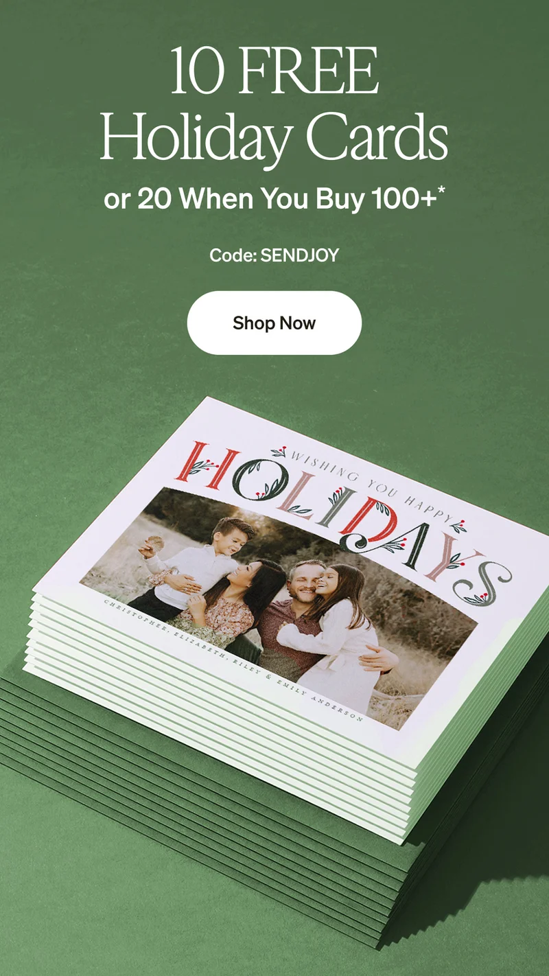 Up to 50% Off + 10 Free Cards