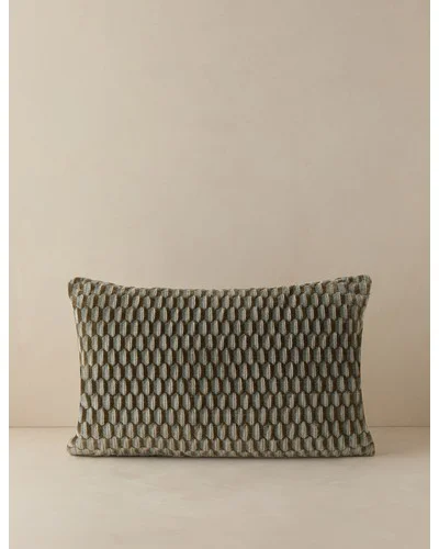 Allegra Velvet Pillow by Scalamandre-Mineral / Lumbar