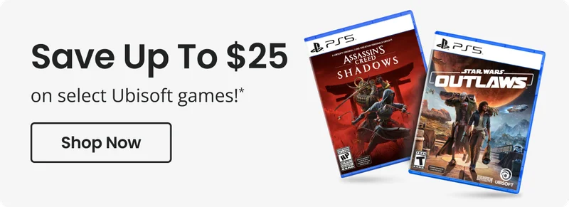 Save Up To $25 on select Ubisoft games!* | Shop Now
