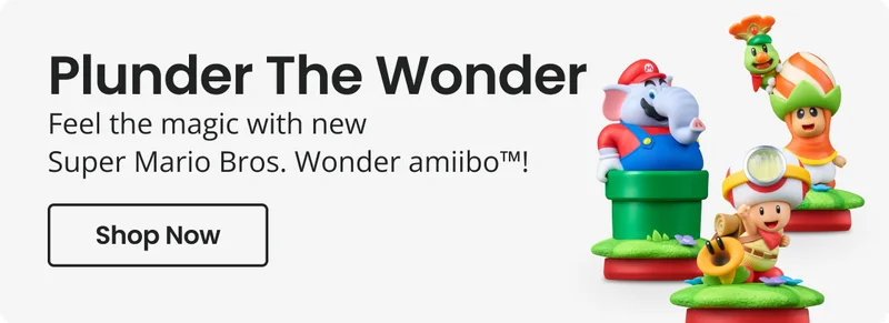 Plunder The Wonder | Feel the magic with new Super Mario Bros. Wonder amiibo™! | Shop Now