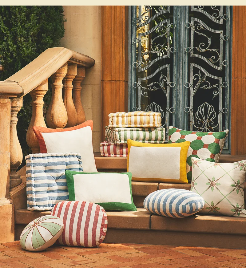 Shop Outdoor Rugs + Pillows