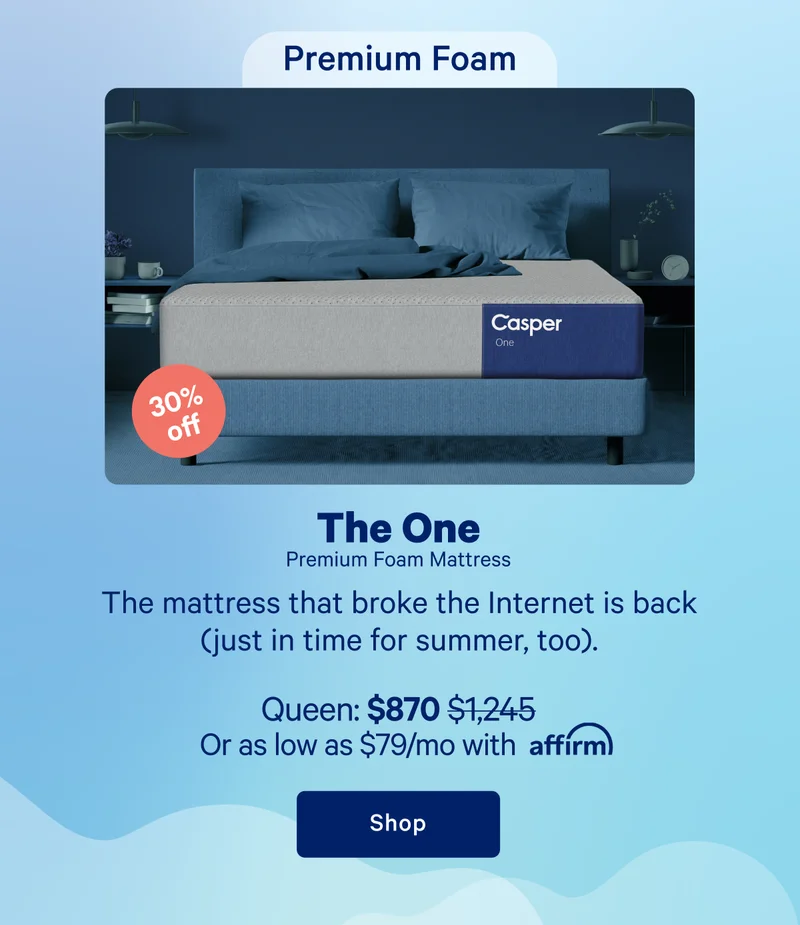 The One Premium Foam Mattress >> Shop >>