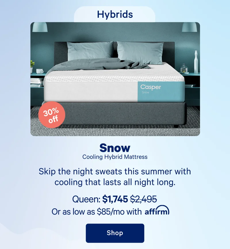 Snow Cooling Hybrid Mattress >> Shop >>
