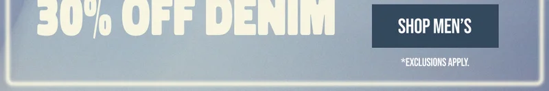 30% off Denim Shop Men's